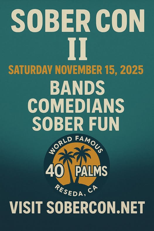 Sober Con II Up-Date 08/13